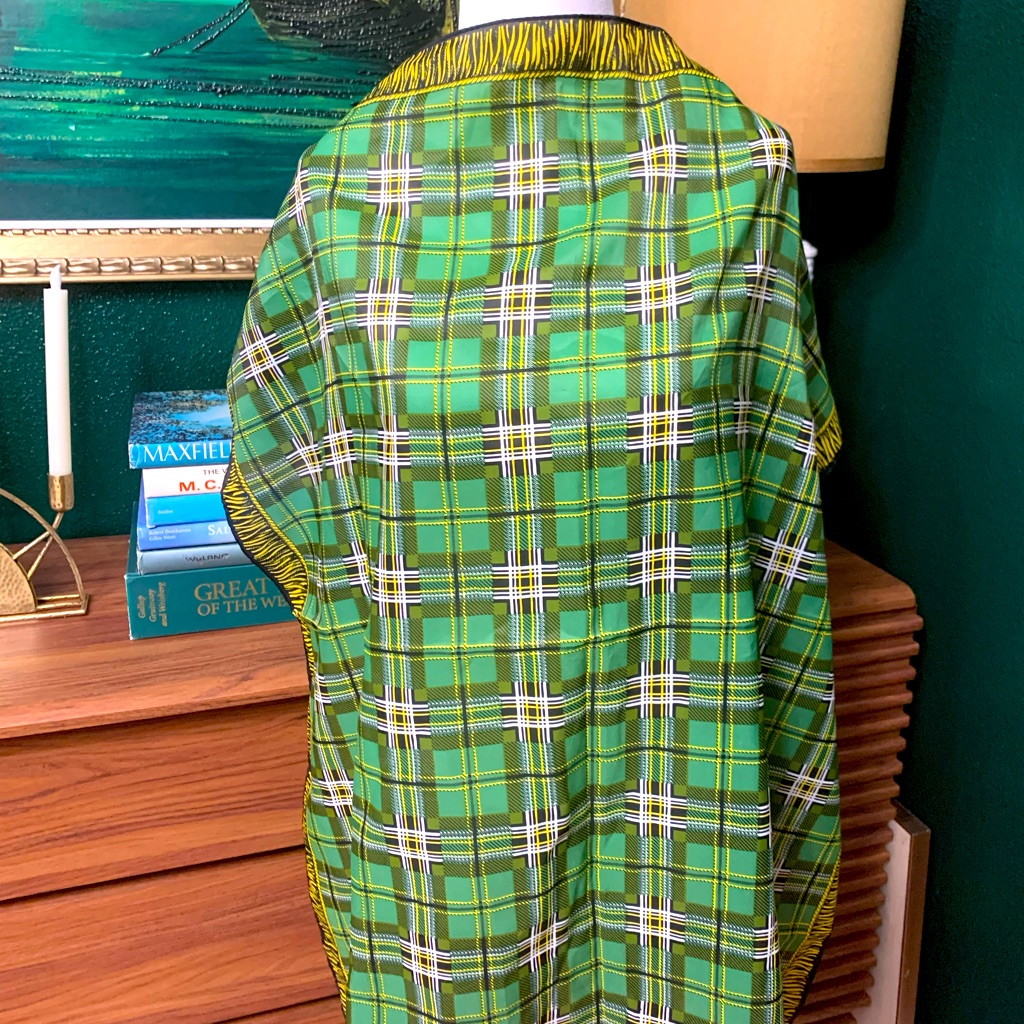 Vintage 1970s Totes Water Repellent Rain Scarf